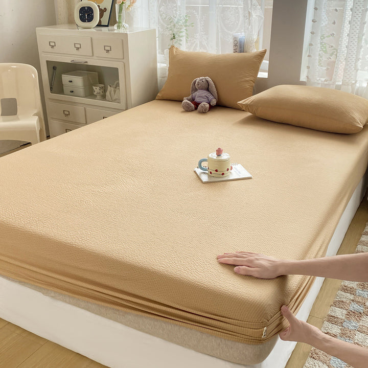 Stretchy Ribbed Mattress Protector