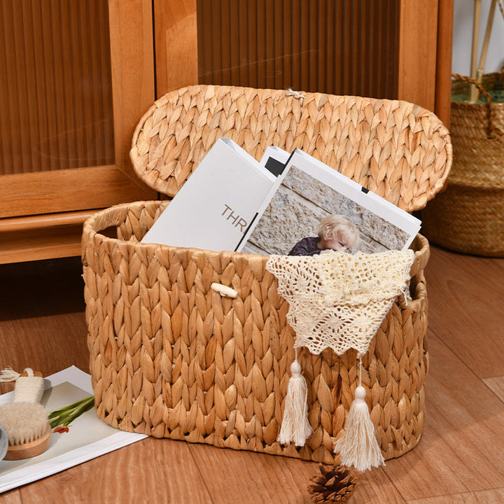 Handcrafted Woven Storage Container