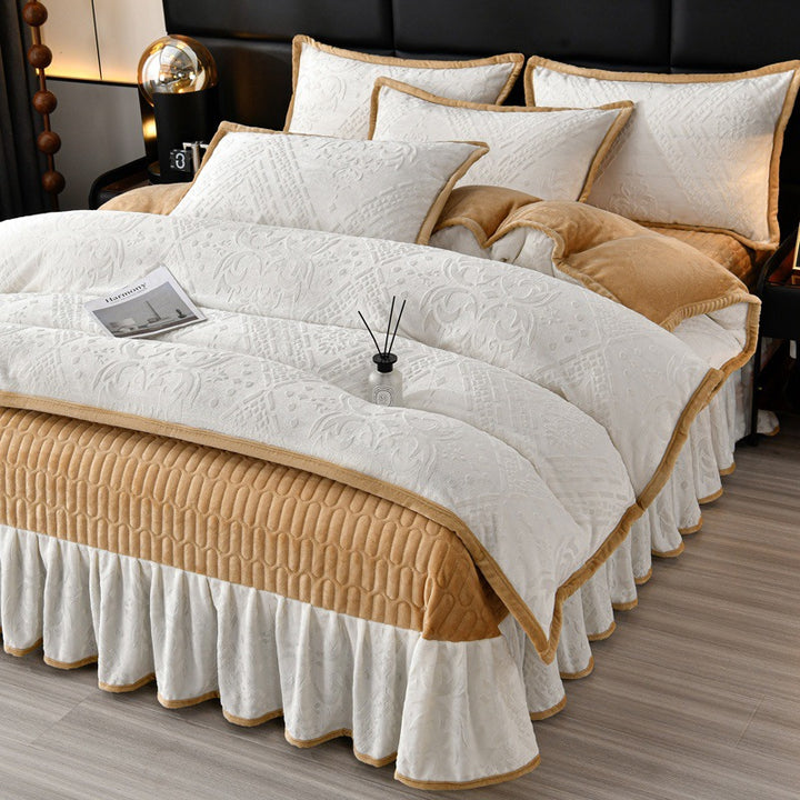 Luxurious Plush Velvet Comforter Set