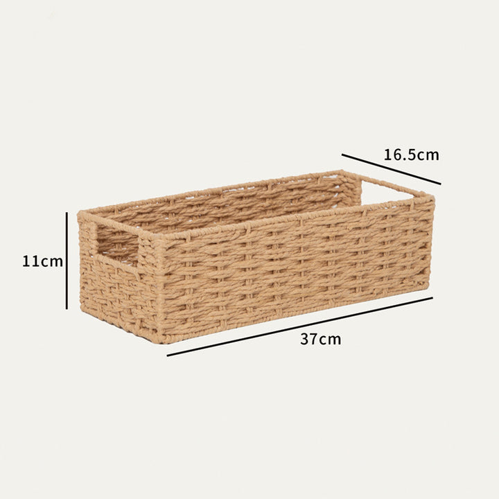 Rectangular Woven Storage Basket