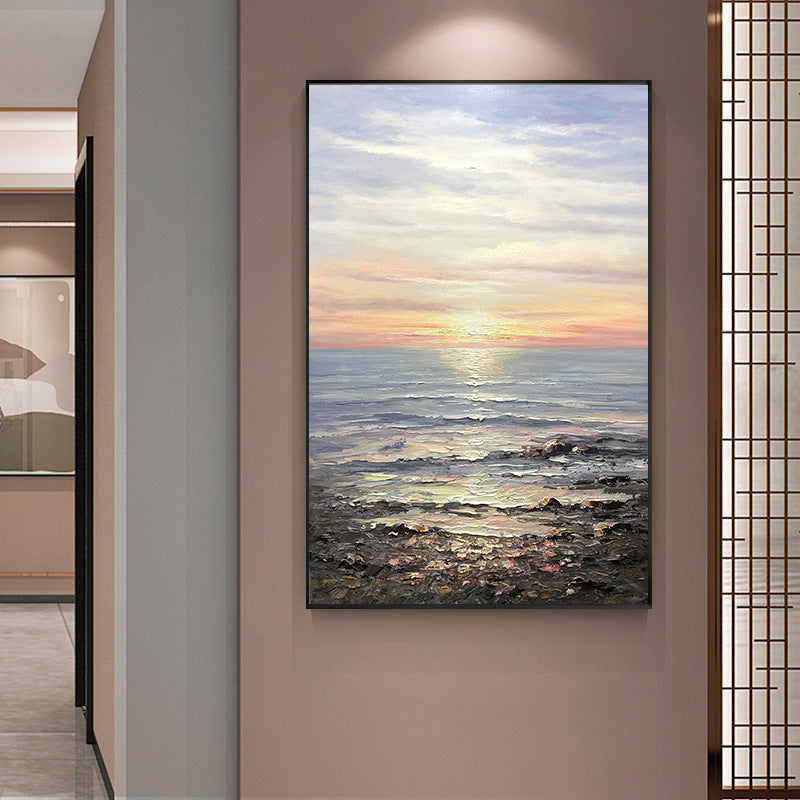 Coastal Sunrise Landscape Wall Art