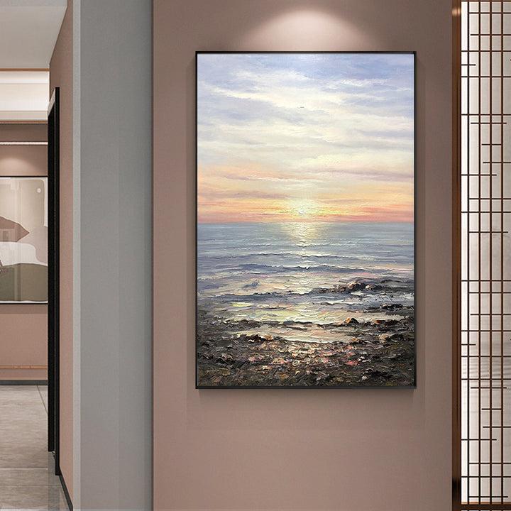 Coastal Sunrise Landscape Wall Art