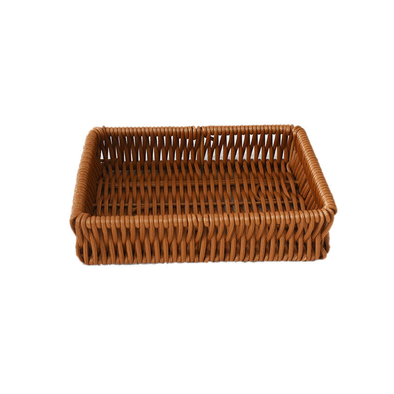 Handcrafted Woven Storage Basket with Open Top