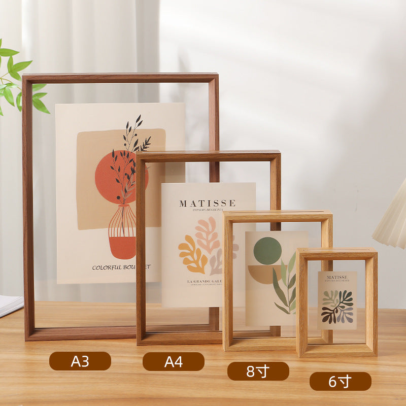 Framed Abstract Plant Art