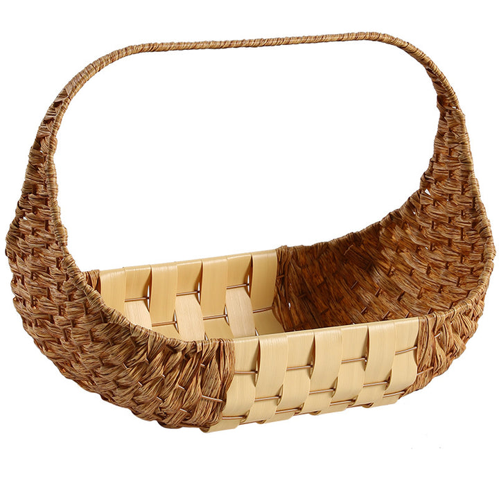 Handcrafted Rattan Storage Basket