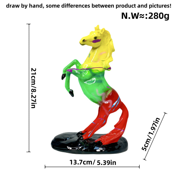 Artistic horse figure in modern design
