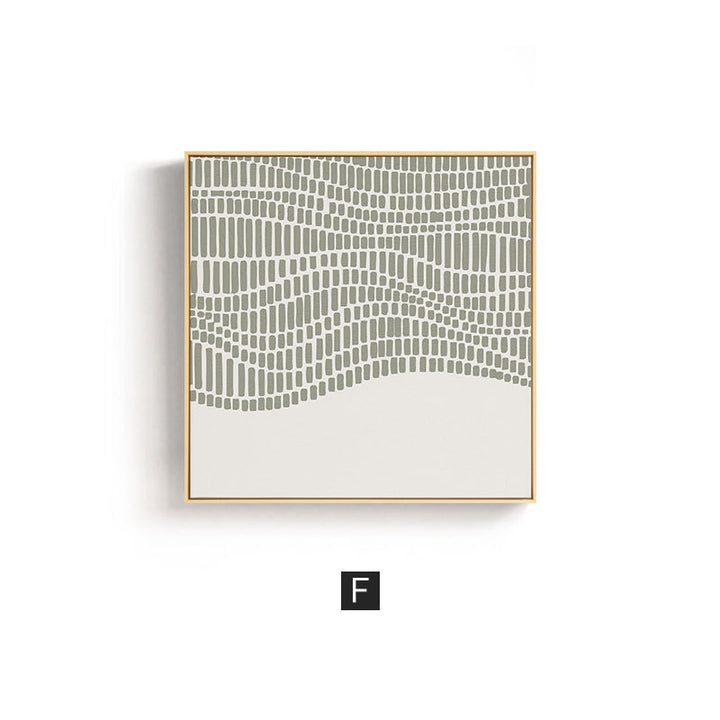 Abstract Wave Design Framed Wall Art