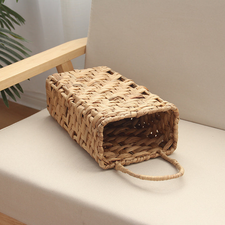 Handwoven flower basket