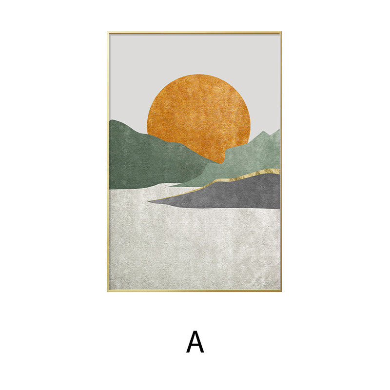 Framed Abstract Landscape Art Print