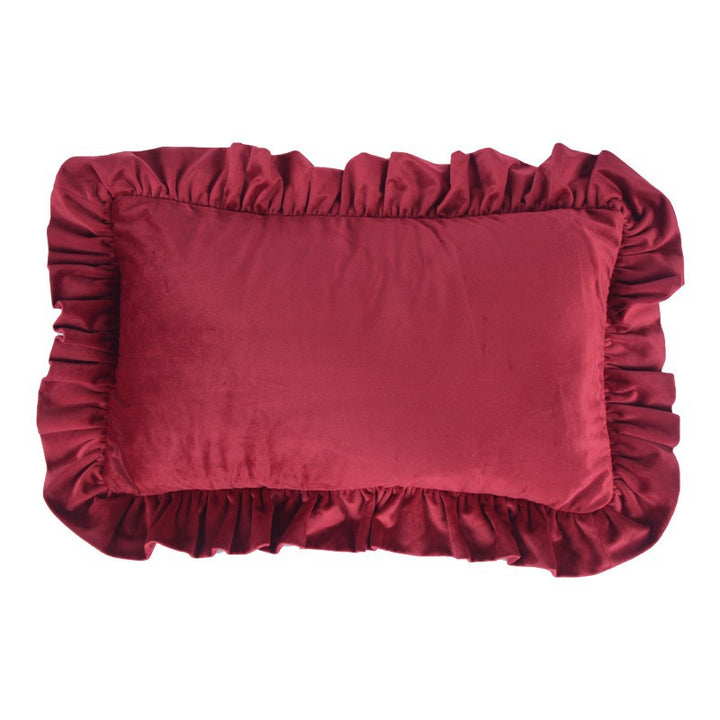 Ruffled Decorative Throw Pillow