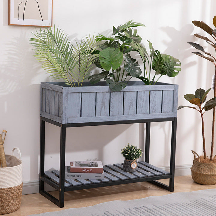 Wooden Planter Stand
