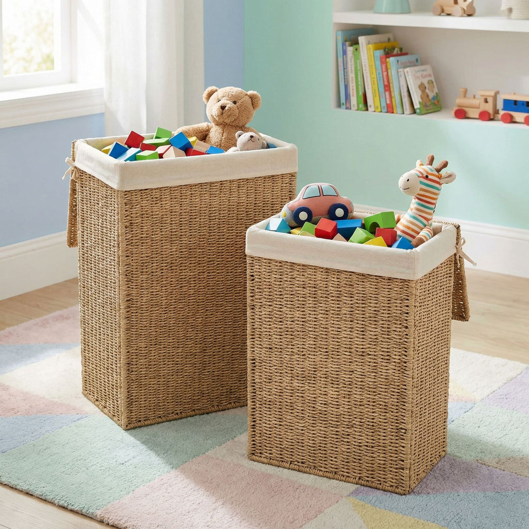 Laundry storage basket