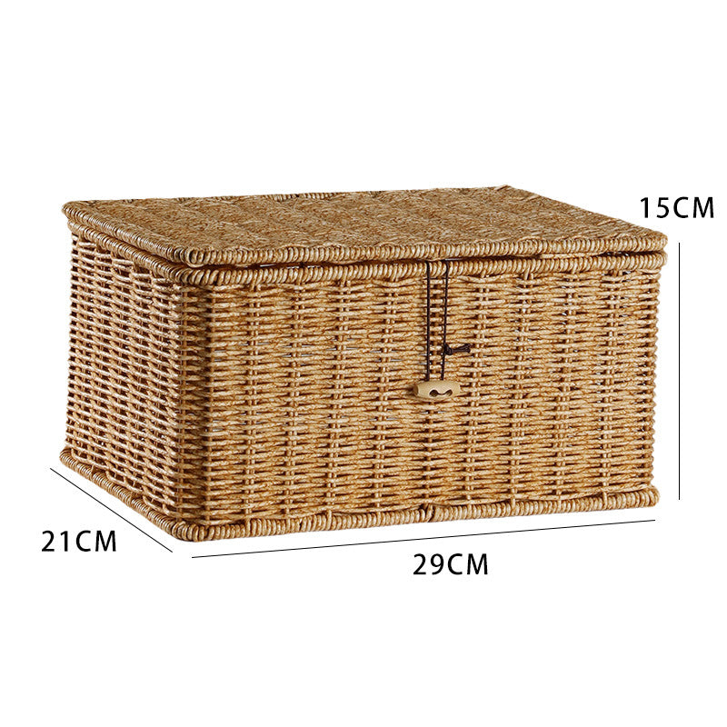 Handcrafted Basket Storage Chest