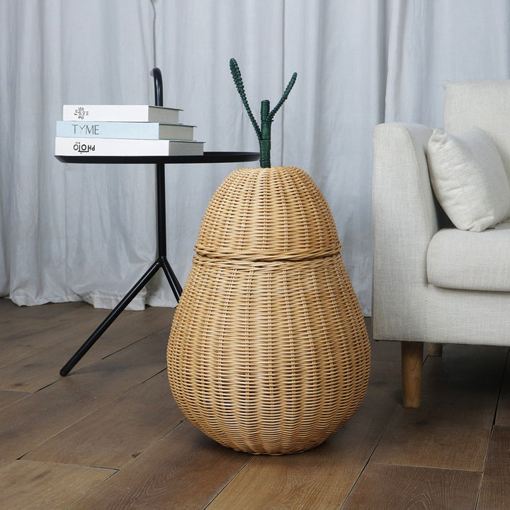 Stylish storage basket in apple design