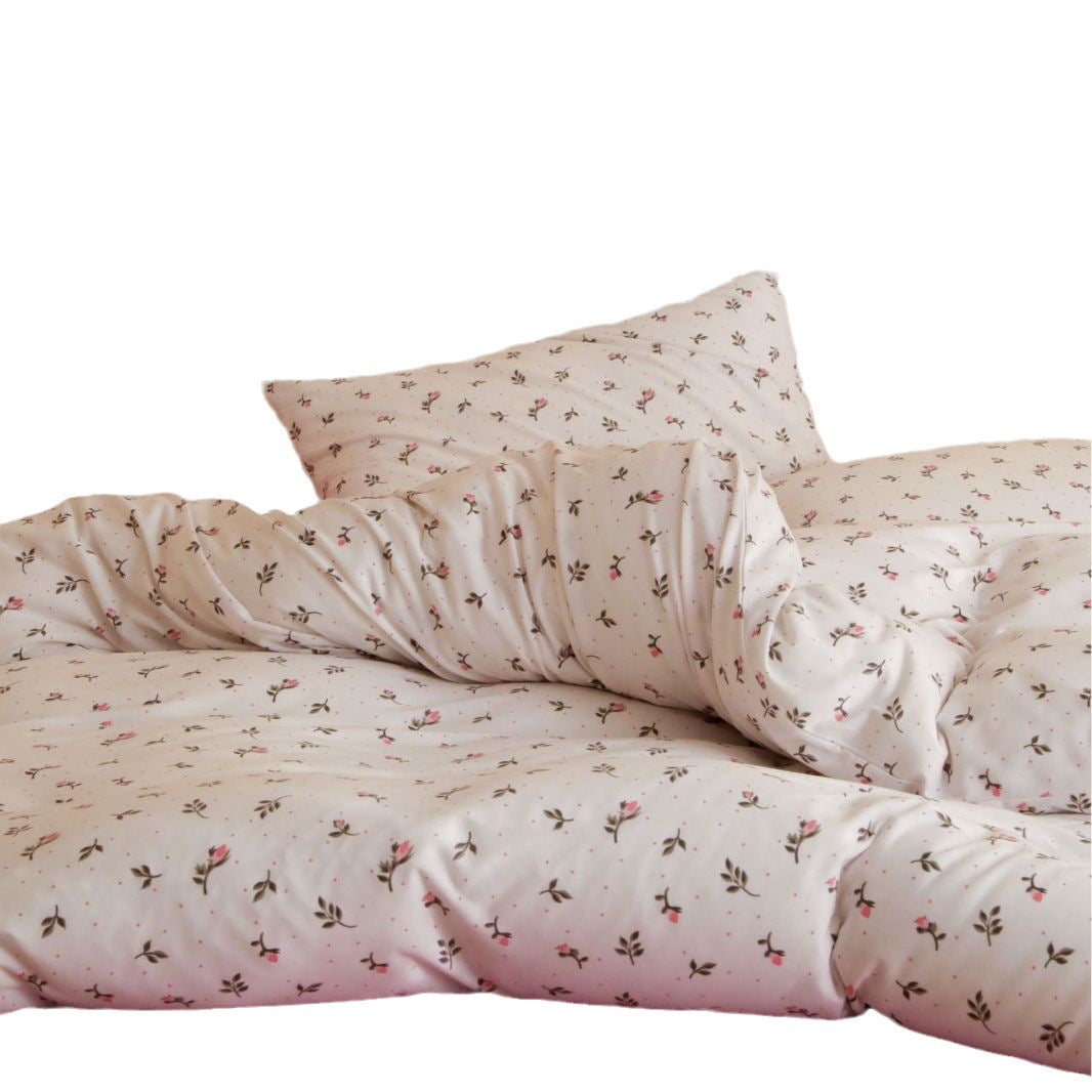 Decorative Floral Print Duvet Cover Set Avarnia