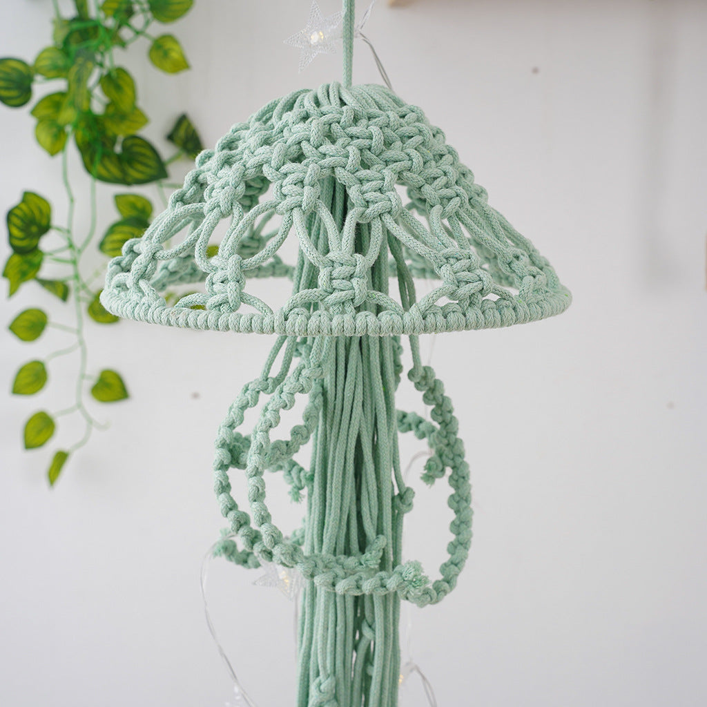 Decorative Macramé Jellyfish Wall Art