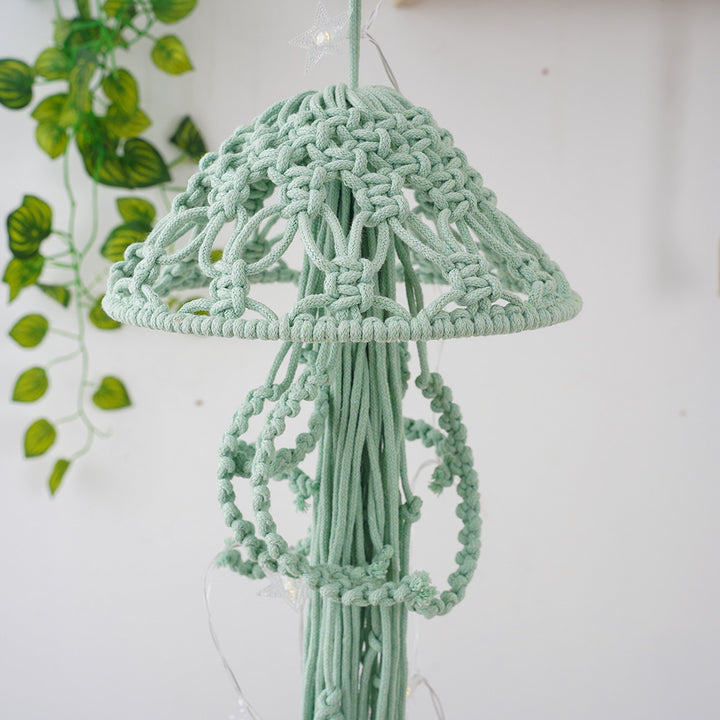 Decorative Macramé Jellyfish Wall Art