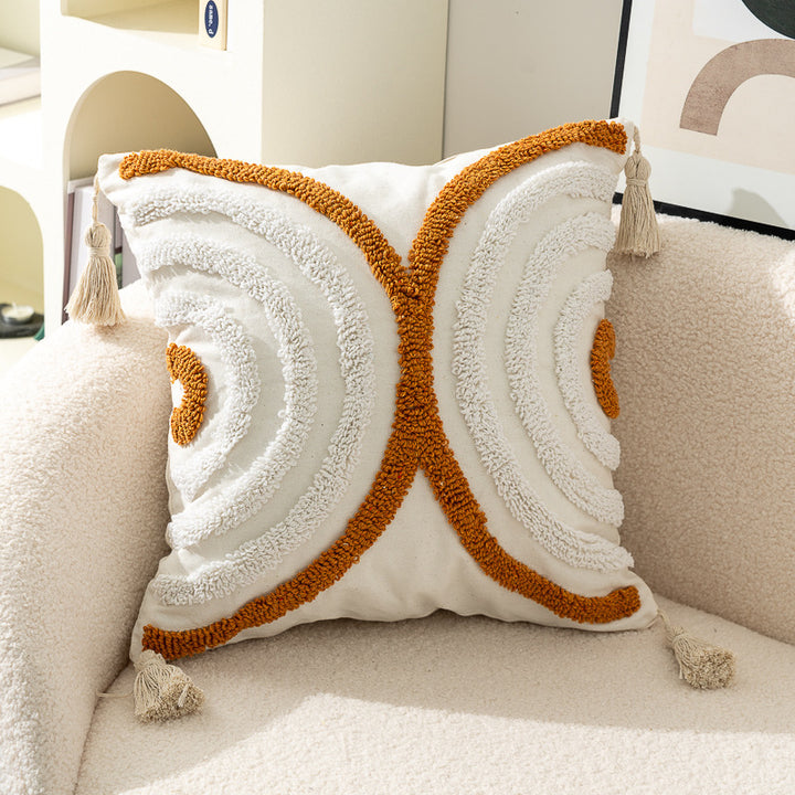 Textured Decorative Throw Pillow
