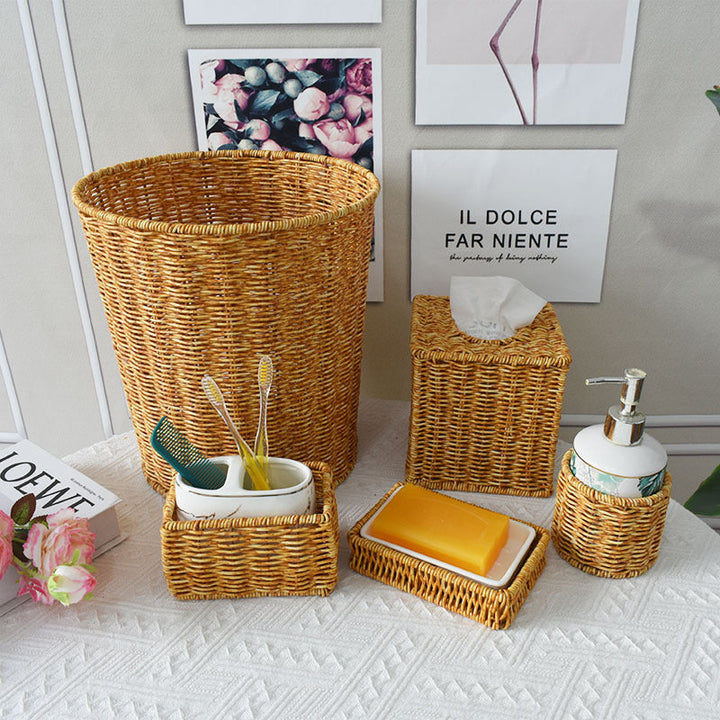 Woven Rectangular Storage Basket