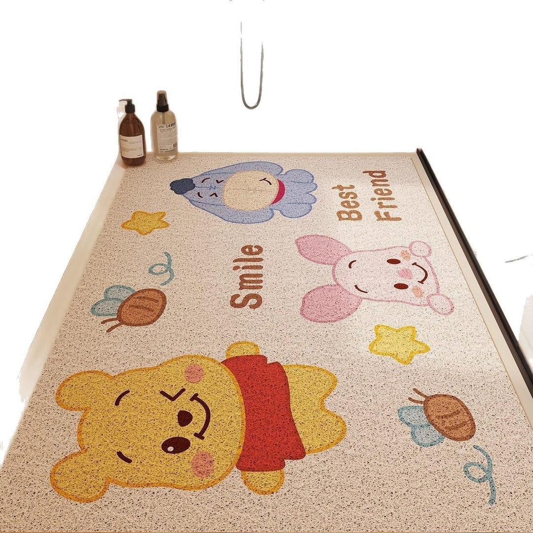 Fun Dinosaur-Themed Bathroom Mat