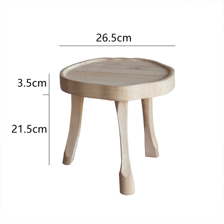 Elegant wood side table