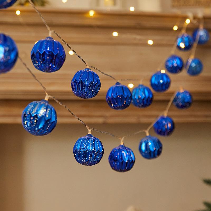 Colored LED Christmas light chain