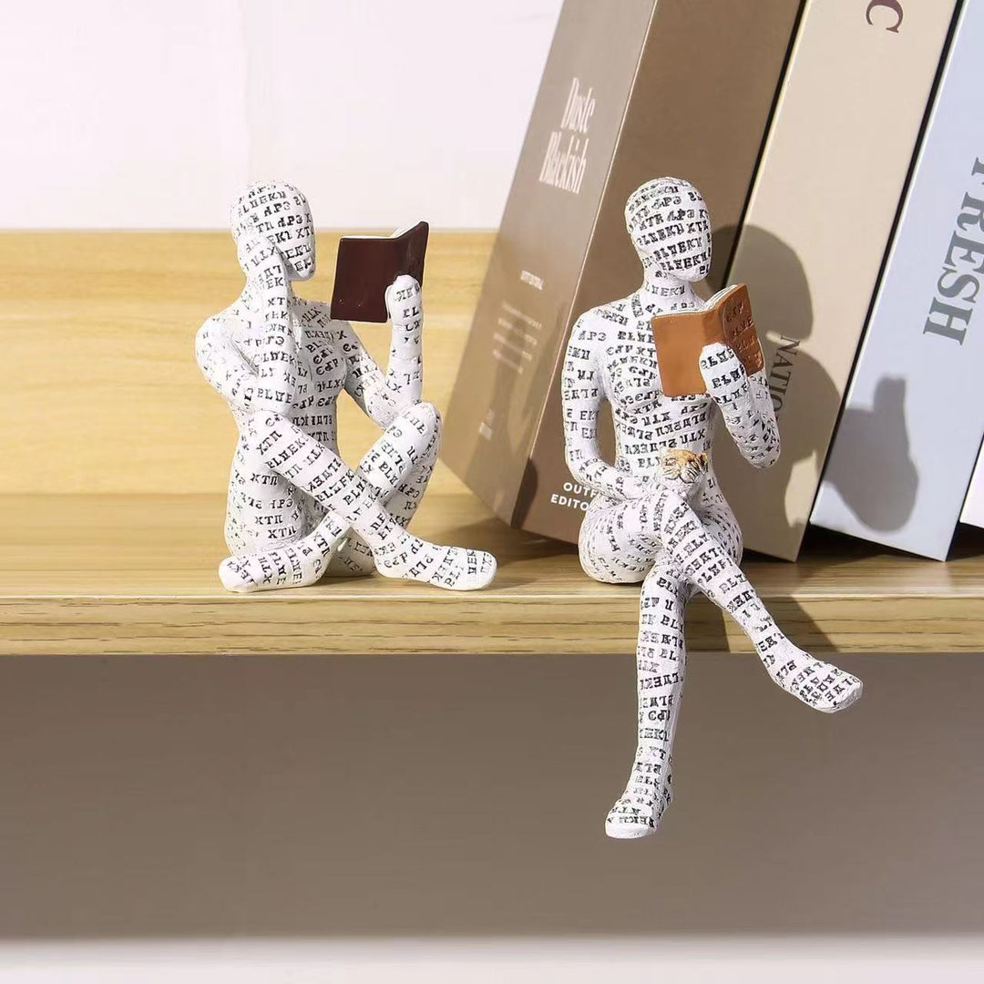 Relaxed Reading Figurine