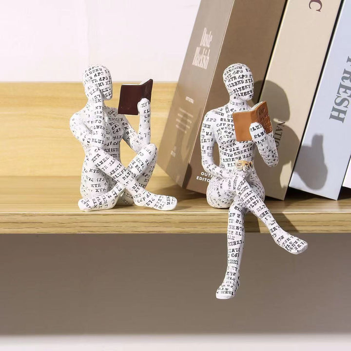 Relaxed Reading Figurine