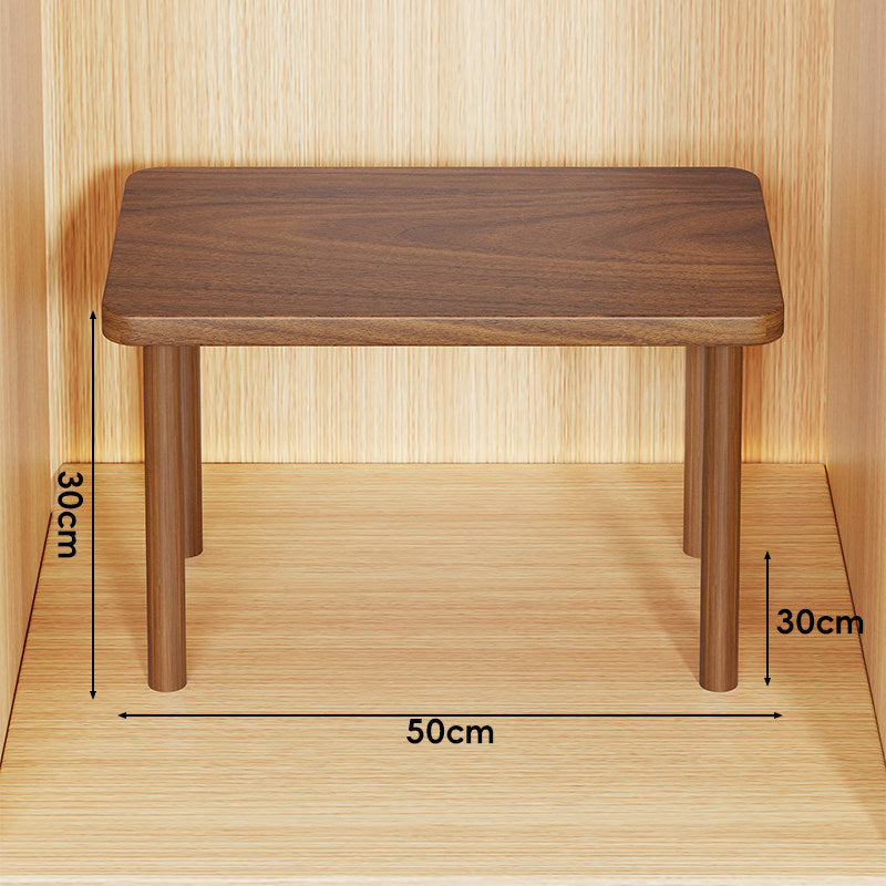 Adjustable Multi-Height Wooden Monitor Riser and Desktop Shelf