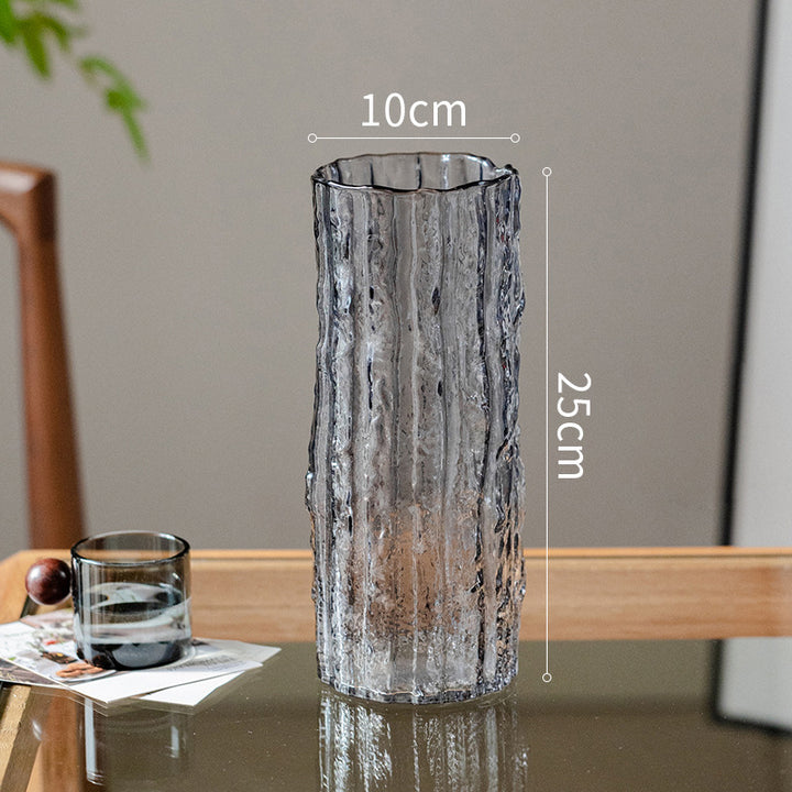 Artful Glass Vase in Modern Design