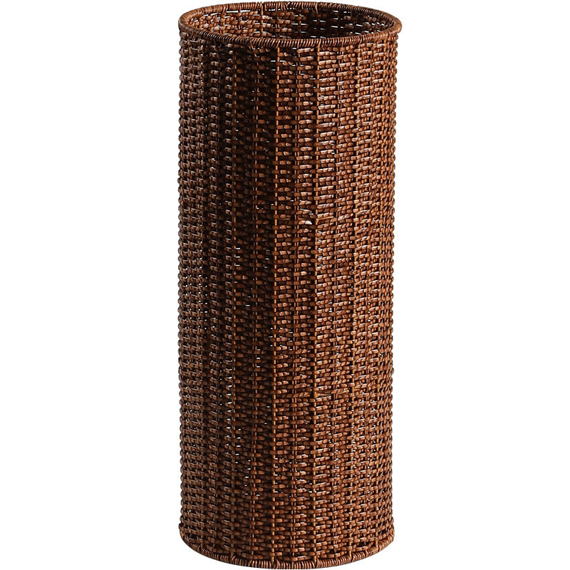 Handwoven Decorative Storage Cylinder