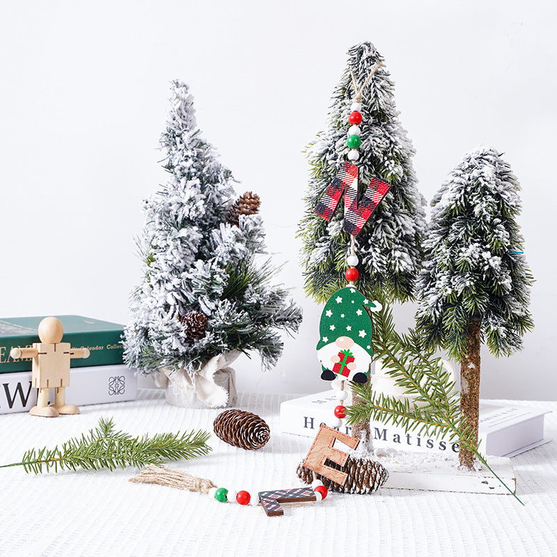Decorative Christmas ornaments with Santa Claus motif
