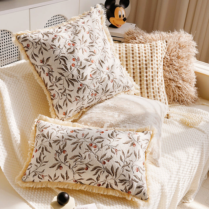 Decorative Botanical Accent Pillow