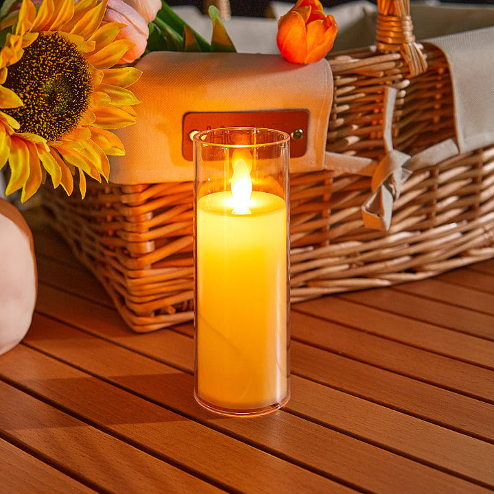 LED Wax Candle in Modern Design