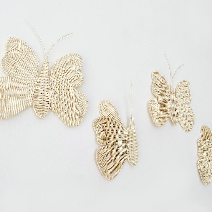 Decorative wall basket in butterfly design