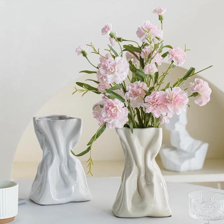 Artistic ceramic flower vase