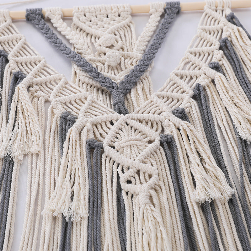 Macrame Wall Hanging with Fringes