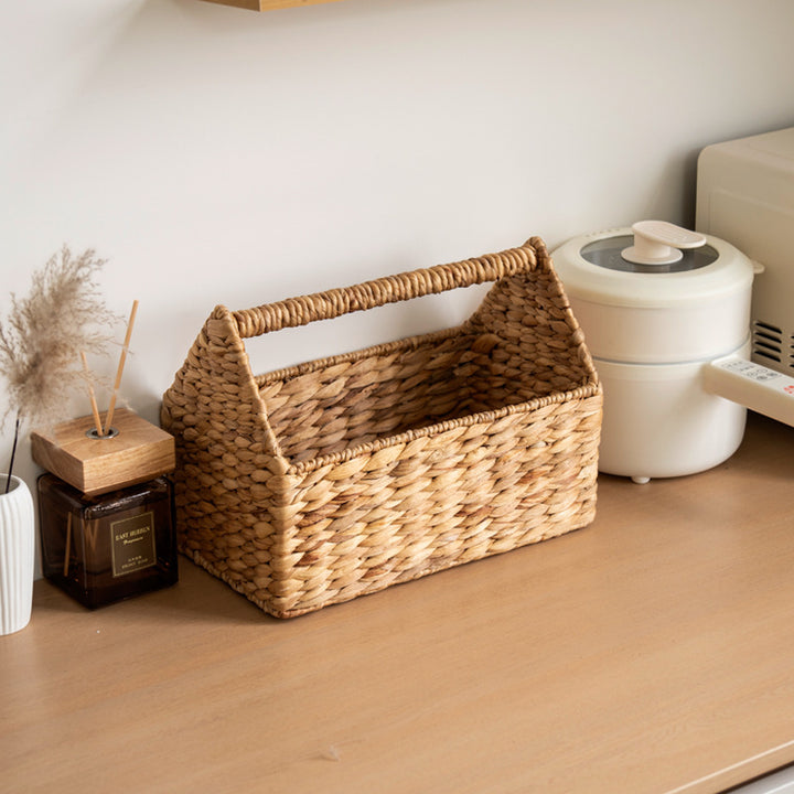 Playful storage basket in the house design