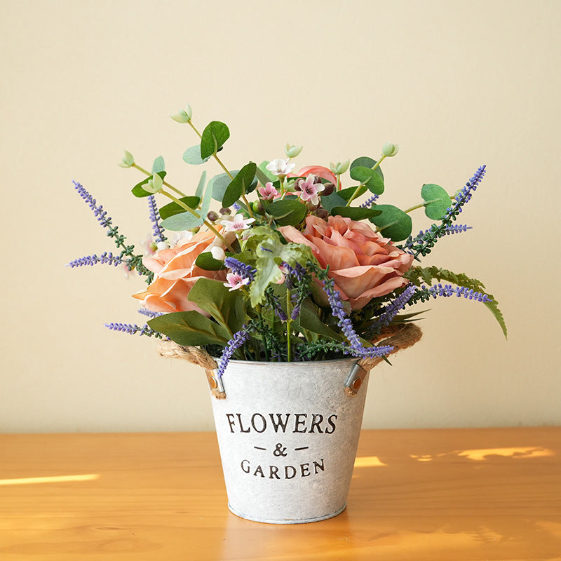 Decorative artificial flower bouquet