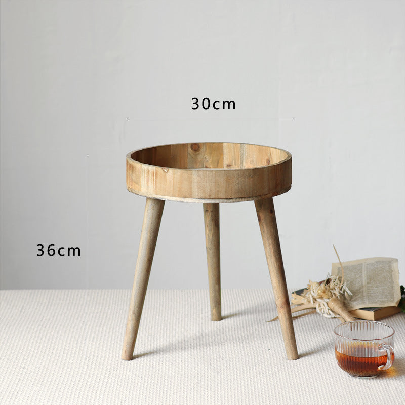 Modern side table made of wood