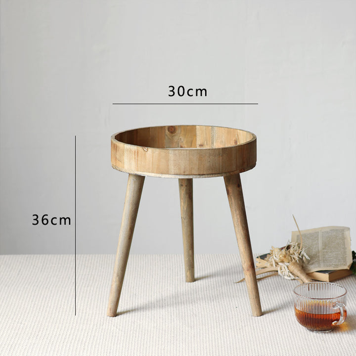 Modern side table made of wood