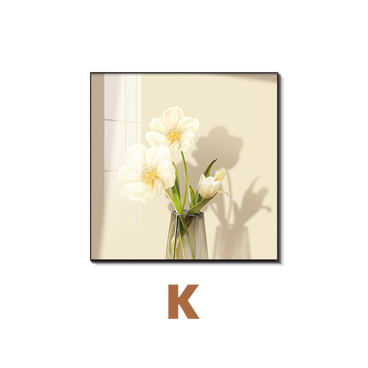 Framed Abstract Botanical Line Art Print