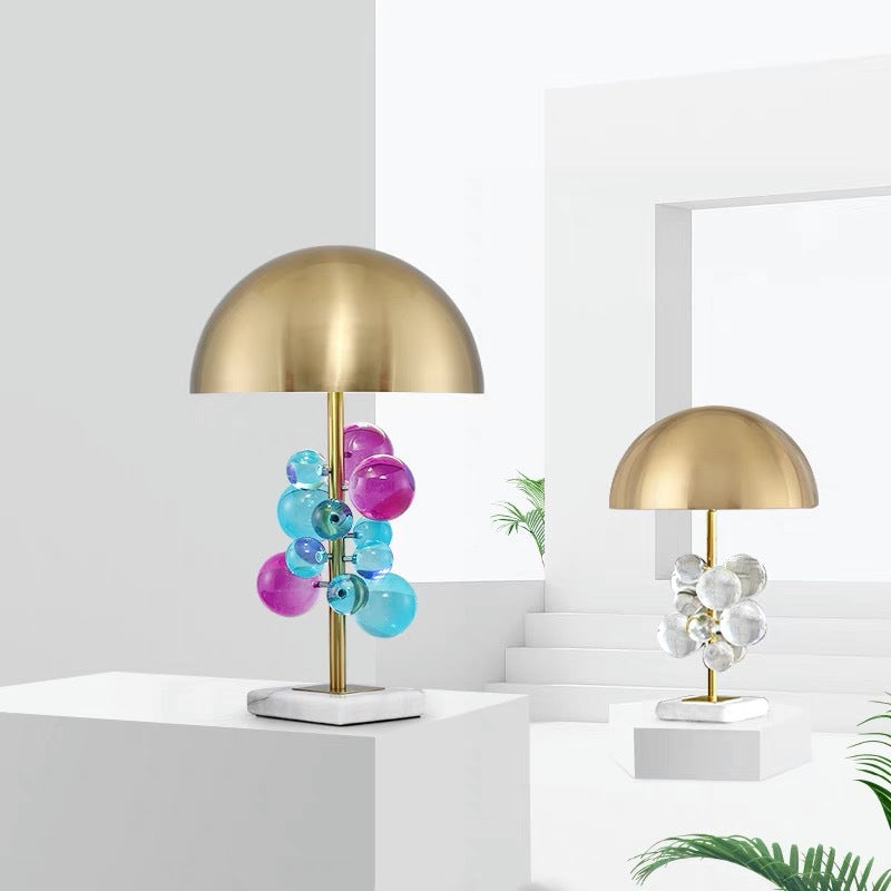 Luxurious Modern Glass Blown Accent Lamp