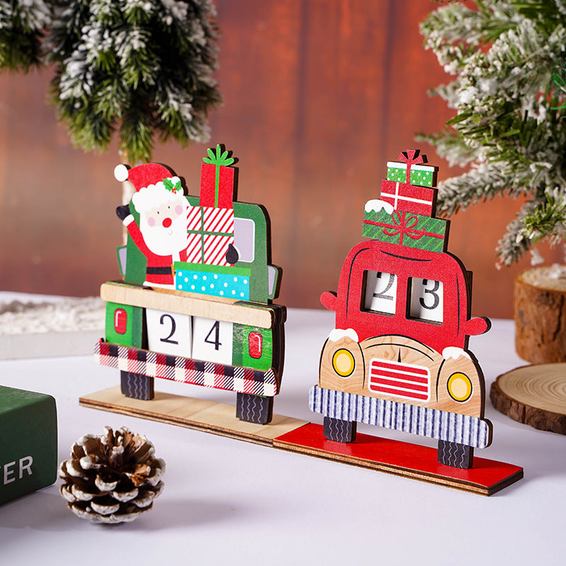 Advent calendar with Santa Claus motif