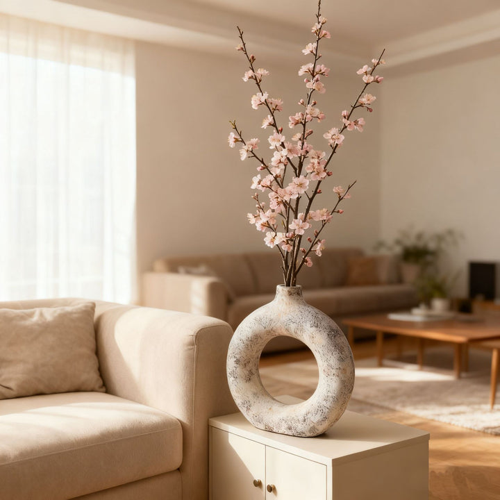 Abstract Decorative Ring Vase
