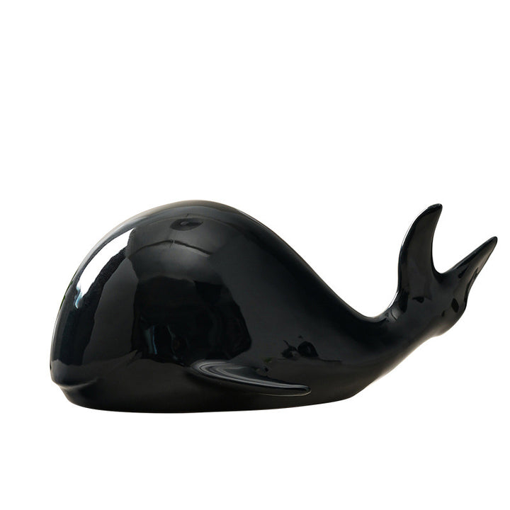 Decorative whale figure