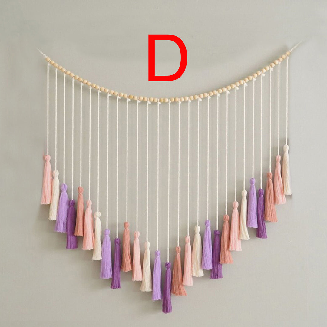 Decorative Macrame Wall Hanging with Tassels