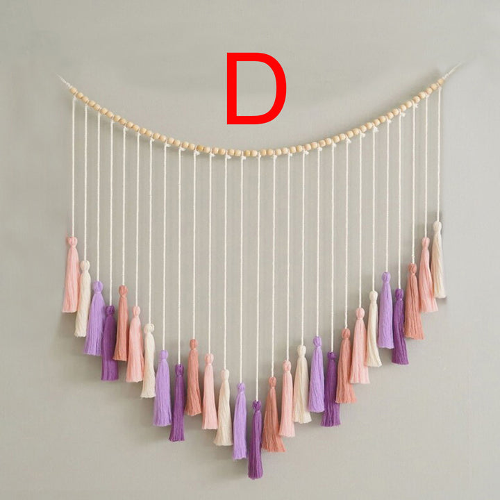 Decorative Macrame Wall Hanging with Tassels