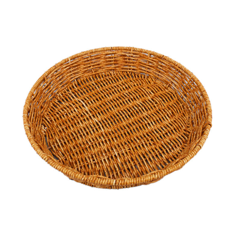 Leaf-Shaped Woven Serving Platter