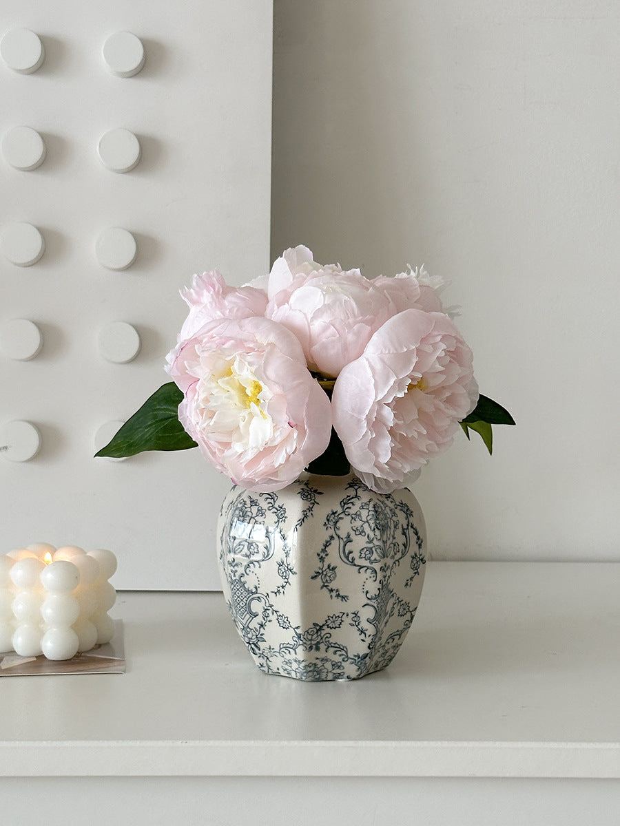Decorative Floral Ceramic Vase